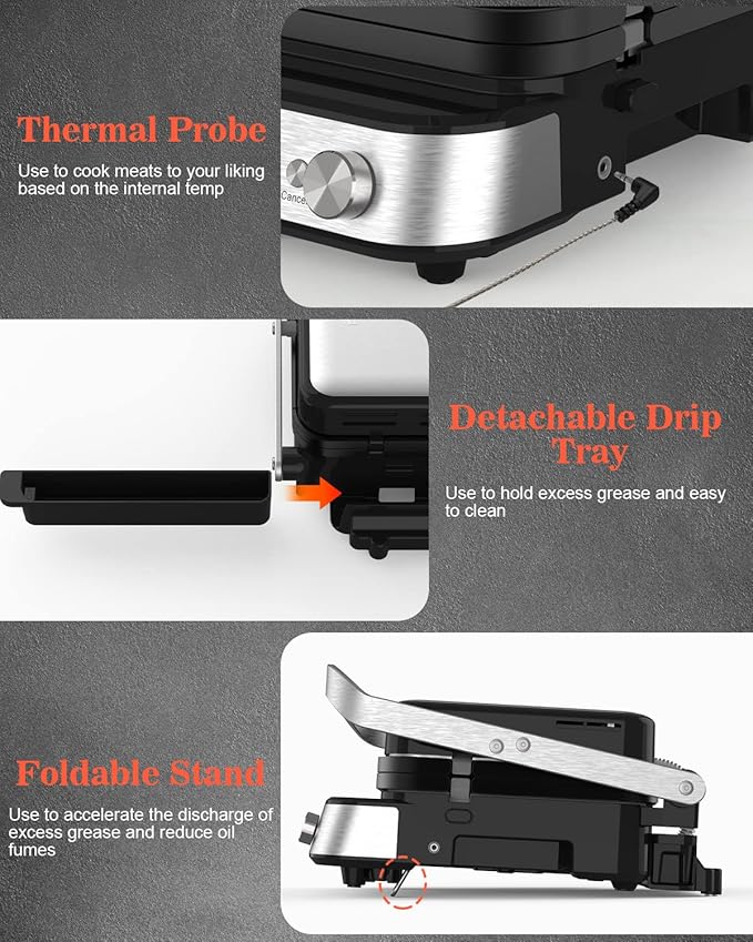 Panini Press Grill Sandwich Maker - Image 7