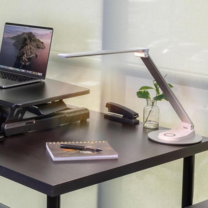 Mount-It! LED Desk Lamp with Wireless Charger and USB-C Charging Port, Dimmable - Image 11