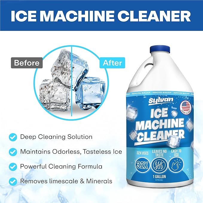 Sylvan Ice Machine Cleaner and Descaler | 1 Gal. | Free Cloth | Made in USA | - Image 4