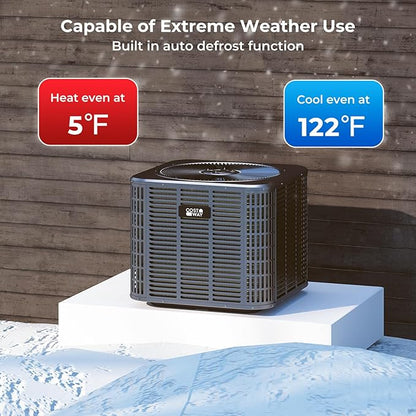 COSTWAY 3 Ton Ducted Central Air Conditioner Heat Pump System, 36000 BTU - Image 7