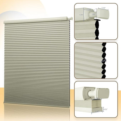 Boolegon No Drill Motorized Cellular Blinds - Image 8