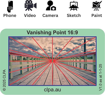 CLPA Basic Photographic Viewfinder Set: Rule of Thirds, Square Diagonals - Image 4