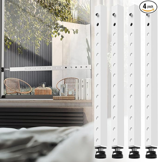 WooFog Window Security Bars Adjustable, Window Bars Security Inside Vertical by WooFog