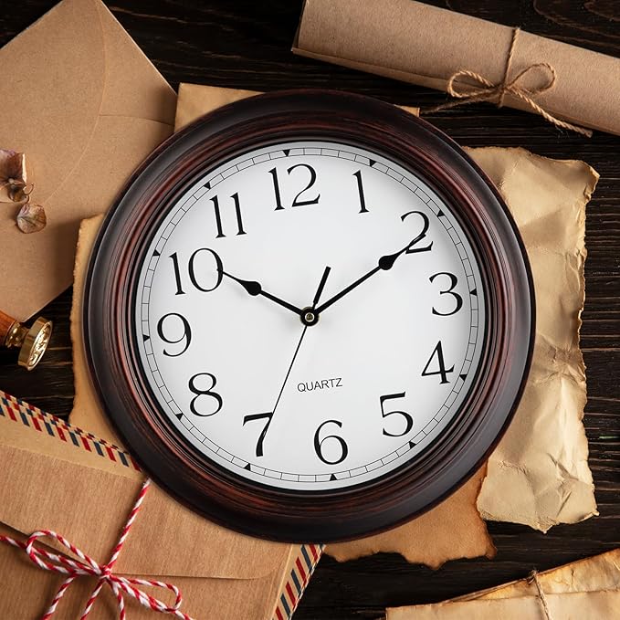 KECYET 14 Inch Wall Clocks Battery Operated Silent Non-Ticking Wall Clock - Image 8