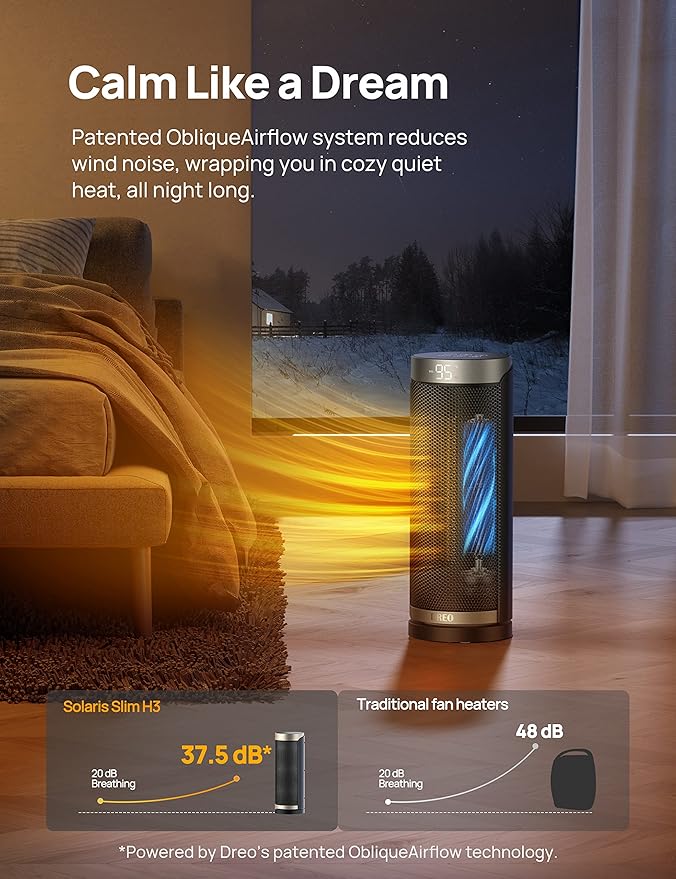 DREO Space Heaters for Indoor Use, Electric Heater - Image 6