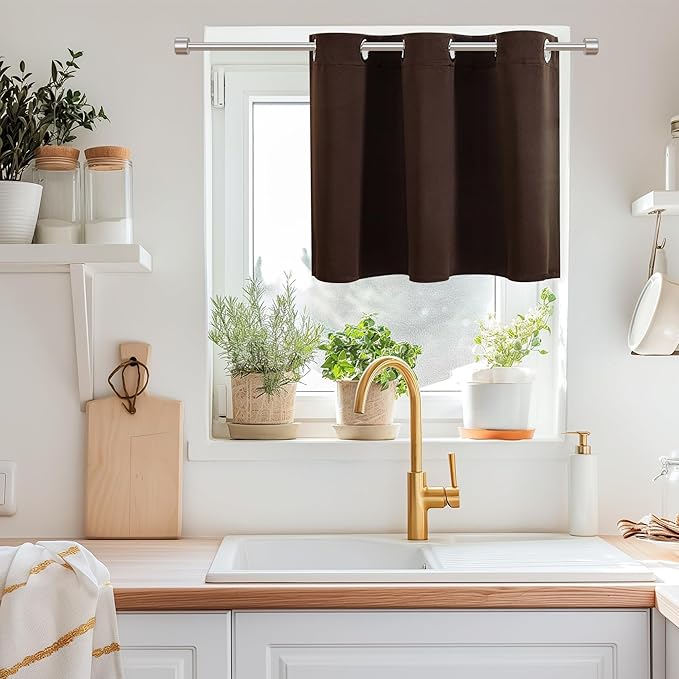 ChrisDowa Blackout Curtains 36 Inches Long by ChrisDowa