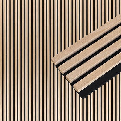 NeatiEase Wood Wall Panels, 9 Feet Acoustic Slat Wall Panels - Image 6