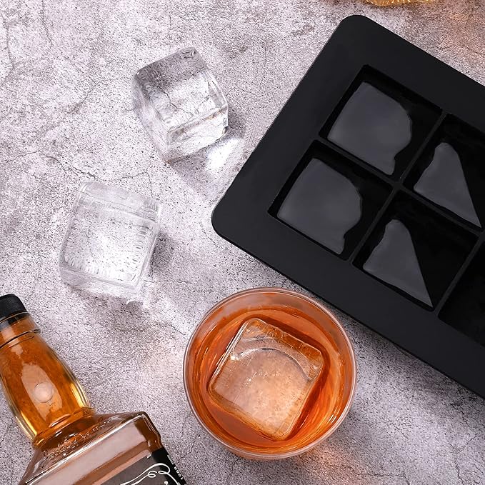 Ticent Ice Cube Trays, Silicone Sphere Whiskey Ice Ball Maker - Image 2