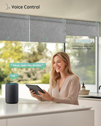 Yoolax Motorized Blinds with Remote, Smart Blinds - Image 2