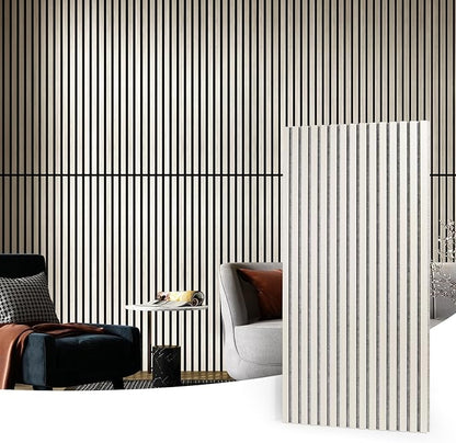 Art3d 2 Wood Slat Acoustic Panels by Art3d