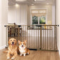 Cumbor Extra Wide Baby Gate, 36.6-69" Walk-Through Dog Gate by Cumbor