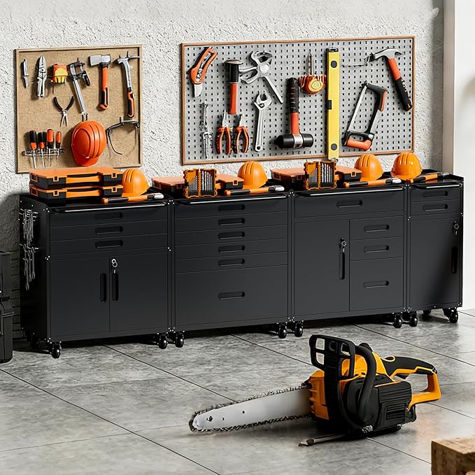 Metal Garage Storage Cabinet - Image 8