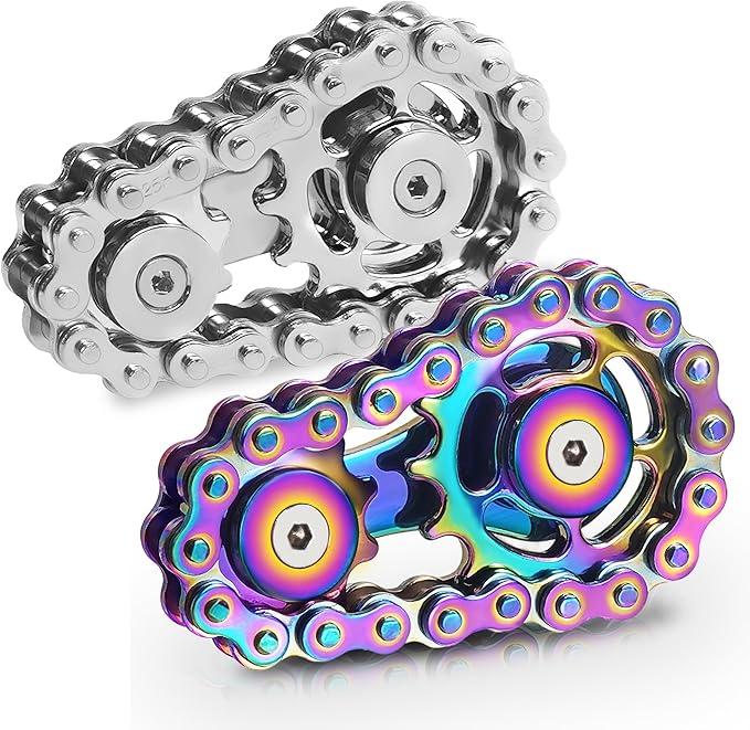 Valentines Day Gifts for Teens Boys Metal Fidget Spinner Toys for Adults by Chilvil