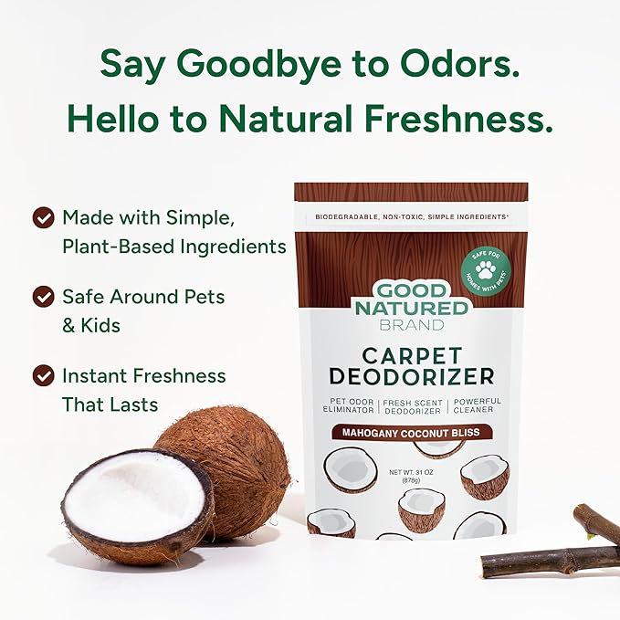 Good Natured Brand | Carpet Deodorizer & Freshener Powder | 31 oz Pet Odor - Image 2