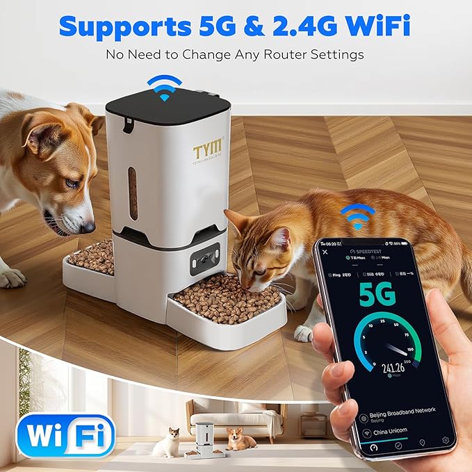 TYM Automatic Cat Feeder with 2 Camera - Image 5