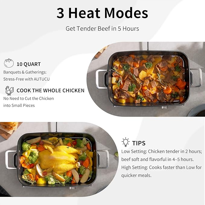 Slow Cooker 10-Quart - Image 6
