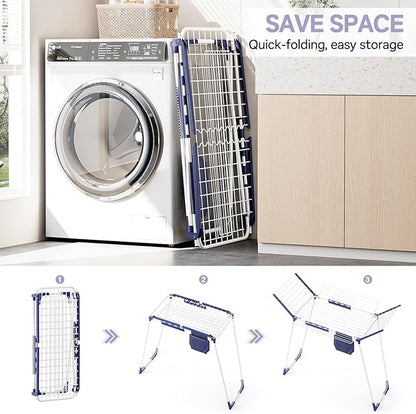 APEXCHASER Clothes Drying Rack Foldable - Image 3
