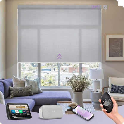 Graywind Motorized Silky Light Filtering Shades Compatible by Graywindbeyondshading