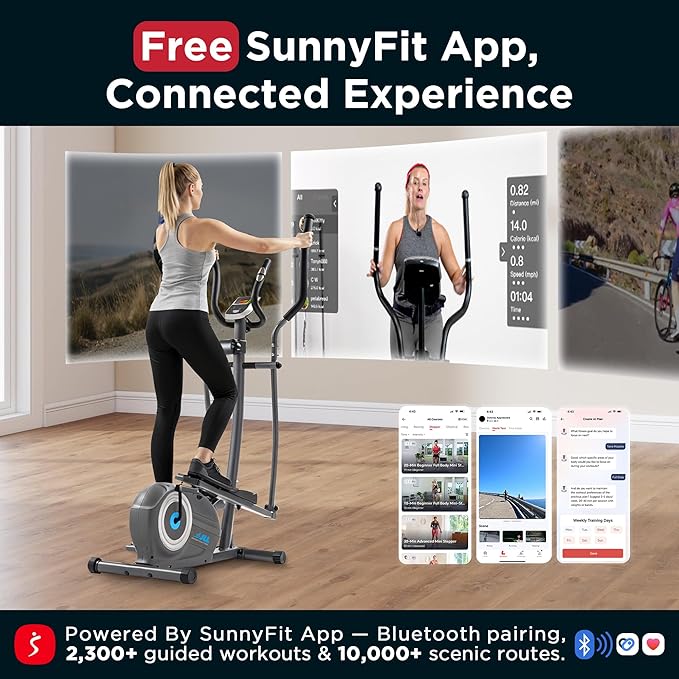 JLL Smart Upright Elliptical & Full-Body Cross Trainer – Compact, Low-Impact - Image 3