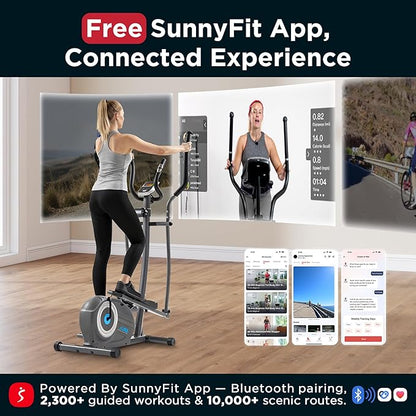 JLL Smart Upright Elliptical & Full-Body Cross Trainer – Compact, Low-Impact - Image 3