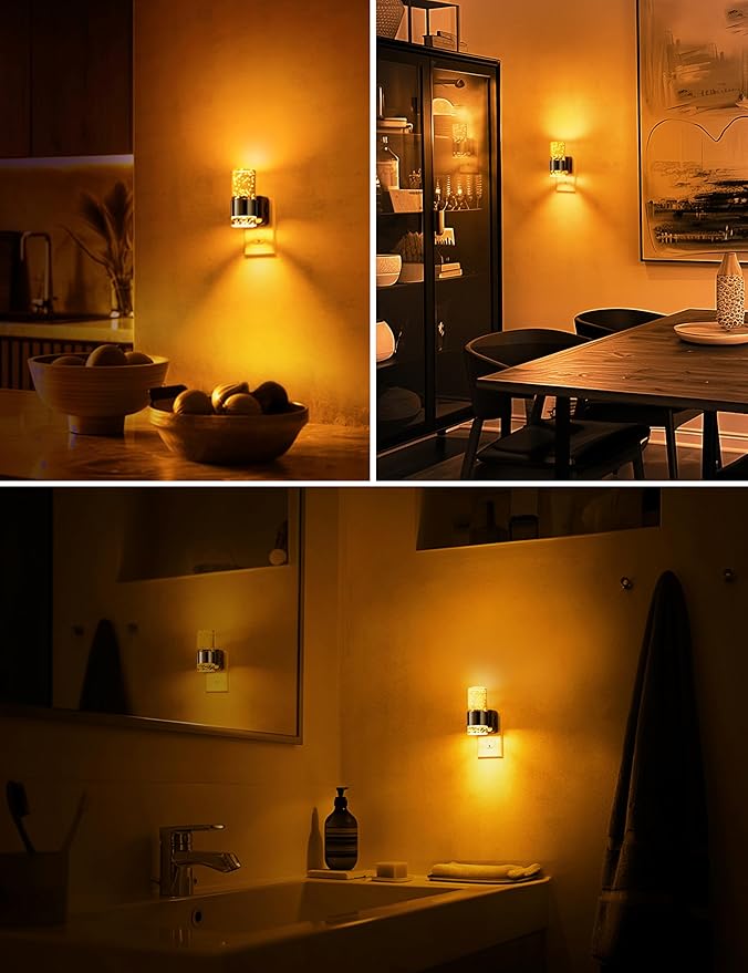 L LOHAS LED Night Light, Dimmable Night Lights Plug into Wall, Acrylic - Image 3