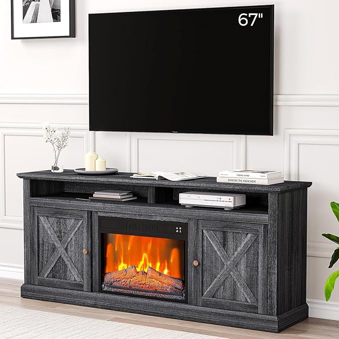 Electric Fireplace, Fireplace TV Stand - Image 6