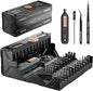 Precision Screwdriver Set with 21 Kinds of 160 Magnetic Bits, JAKEMY Multi-Bits by JAKEMY