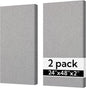 Olanglab Sound Absorbing Acoustic Wall Panels 2 Pack, Large Fabric Wrapped by Olanglab