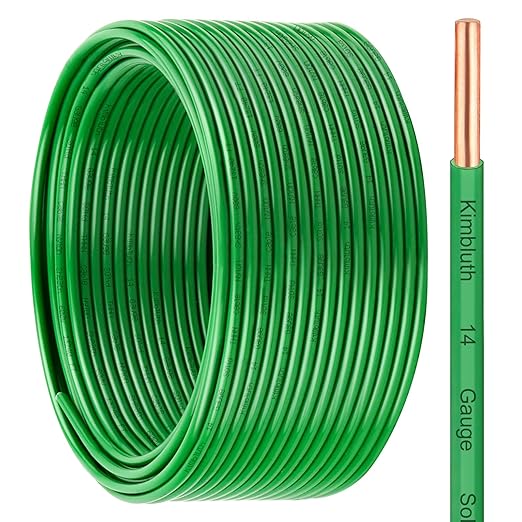 THHN Wire 14 Gauge 100 FT OFC Electrical Wire, 14 AWG Solid Copper Wire Rated by SimpleandPractical