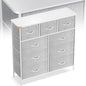 Curved Profile Dresser for Bedroom, Chest of Drawers, 9 Storage Drawers by Sonharlar
