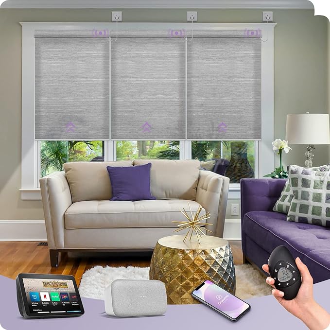 Graywind Motorized Light Filtering Shades Compatible by Graywindbeyondshading