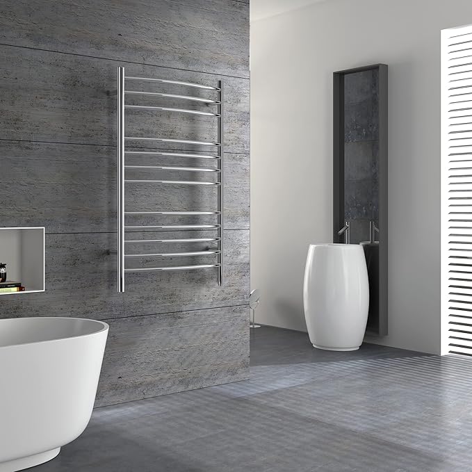 HEATGENE Towel Warmer Wall Mount Electric Plug-in/Hardwired Heated Towel Rack - Image 8