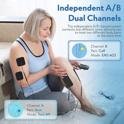 3-in-1 TENS Unit Muscle Stimulator - Image 4