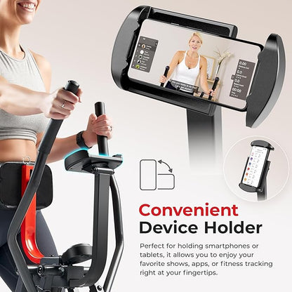 Sunny Health & Fitness Foldable Air Walk Elliptical, SunnyFit App via Bluetooth - Image 5