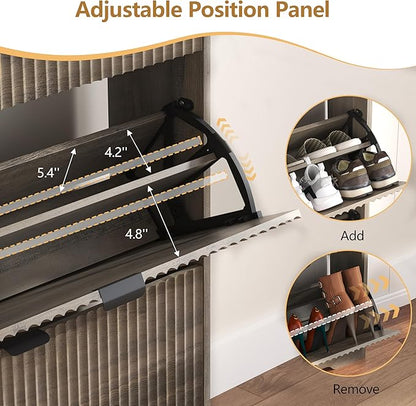 Shoe Cabinet Storage for Entryway - Image 6
