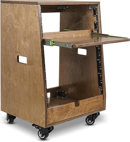 Sound Town DIY Slanted 12U Studio Rack, by SOUNDTOWN