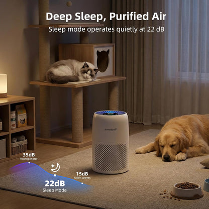 aromaroom pet air purifier with true hepa, for, package contents