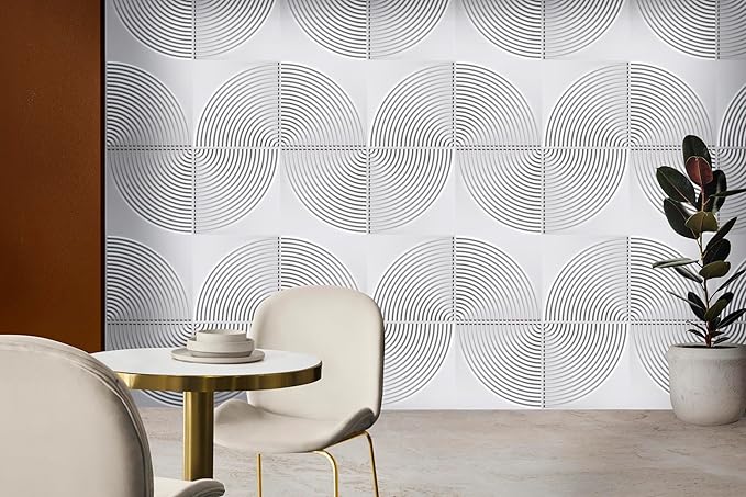 From Plain To Beautiful In Hours 9002 Arc Swell PVC 12 in x 12 in Peel and - Image 9