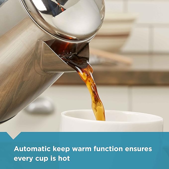 Farberware Electric Coffee Percolator, Stainless Steel Basket, Automatic Keep - Image 2