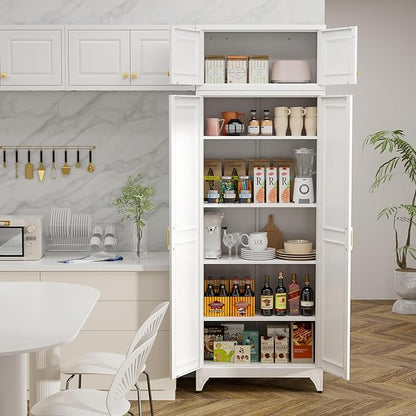 Kitchen Pantry Storage Cabinets, Utility Kitchen Cupboard, Large Steel Cabinets - Image 7
