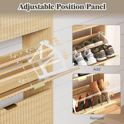 Shoe Cabinet Storage for Entryway - Image 4