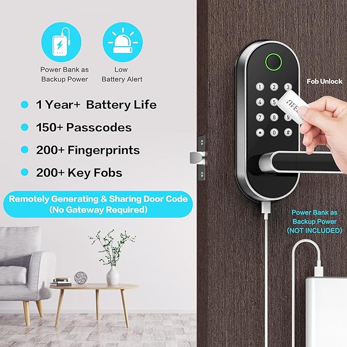 Fingerprint Smart Door Lock - Image 3