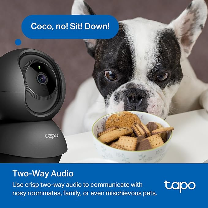 Tapo 1080P Indoor Pan/Tilt Wired Security Camera - Image 7