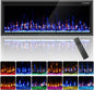 50'' Luxury Electric Fireplace – Wall Mounted & Recessed, Ultra-Slim Design by Kucreiheat