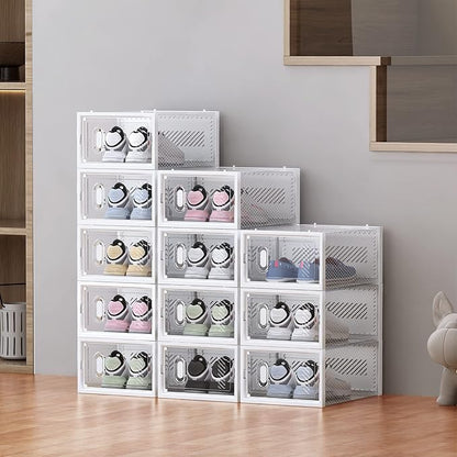 Shoe Storage, 12 Pack Shoe Organizer - Image 8