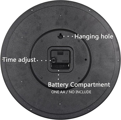 OSTAR Big Large Billiard Pool Ball Wall Clock, Battery Operated, Cue Hand - Image 3