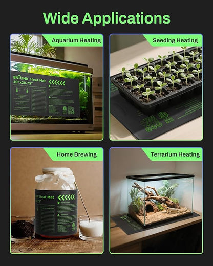 BN-LINK Seedling Heat Mat with Thermostat Controller Combo Set, Plants - Image 8