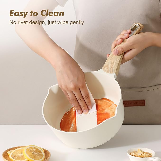 SENSARTE Ceramic Nonstick Sauce Pan - Image 5