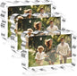 Aheroi Acrylic Picture Frames, 3 Pack 4x6 Clear Scalloped Photo Frame by Aheroi