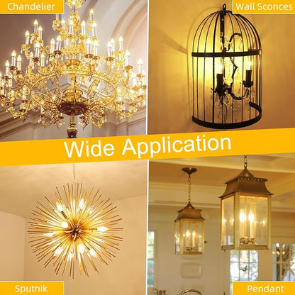 GvvooHome LED Candelabra Light Bulbs 40 watt Equivalent, Dimmable E12 LED Bulb - Image 7